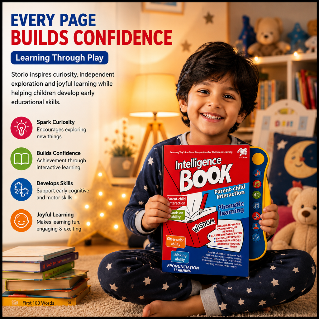 Interactive Sound Learning Book for Kids – Screen-Free Educational Activity Book