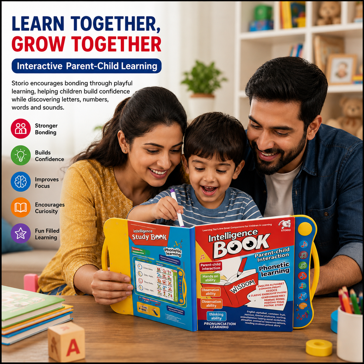 Interactive Sound Learning Book for Kids – Screen-Free Educational Activity Book