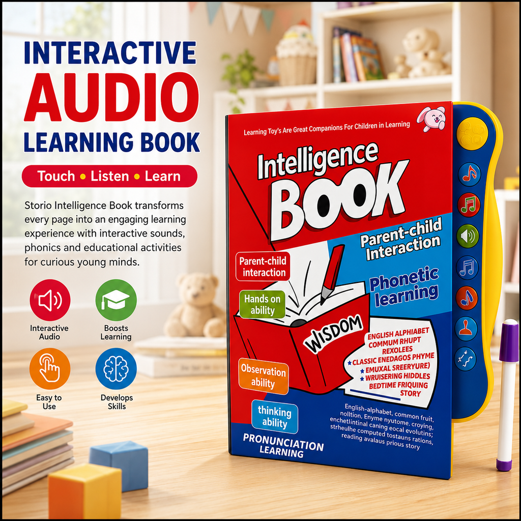 Interactive Sound Learning Book for Kids – Screen-Free Educational Activity Book